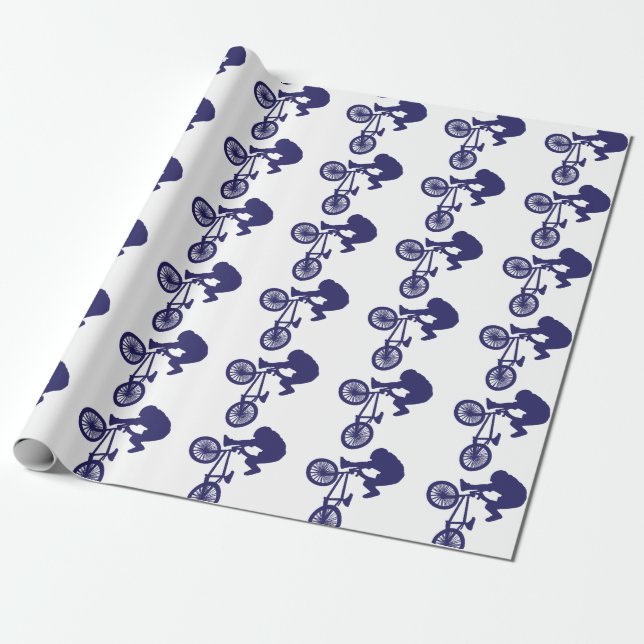 Papel De Presente BMX Biker (Desenrolado)