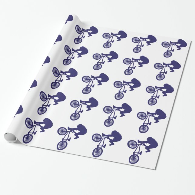 Papel De Presente BMX Biker (Desenrolado)