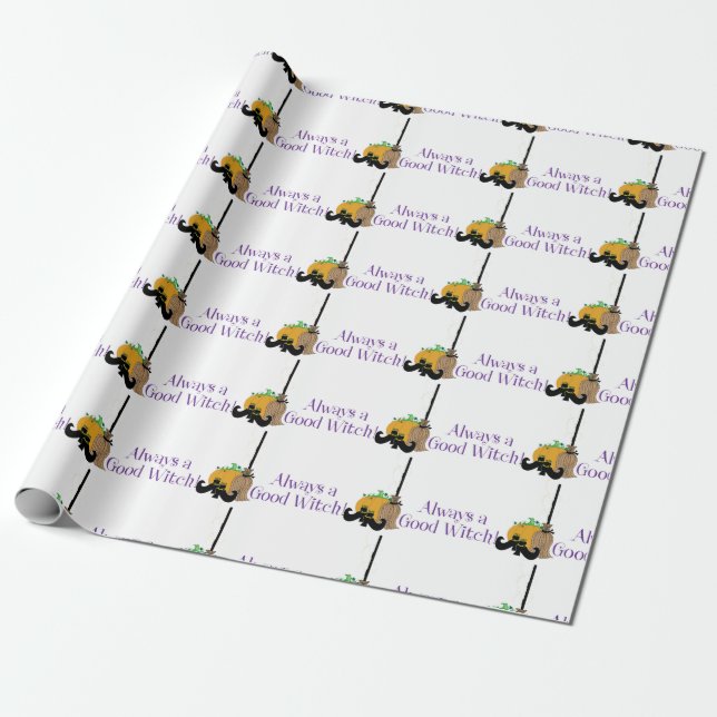 Papel De Presente Boa Bruxa (Desenrolado)