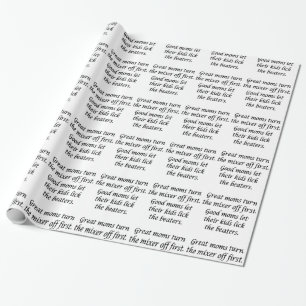 Papel De Presente Boas Mães Grandes Mães