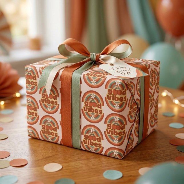 Papel De Presente Boas Vibrações (Criador carregado)
