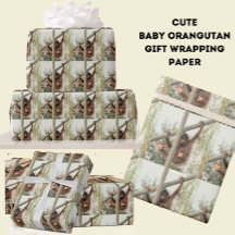 Bobo Baby Orangutan Wrappaper