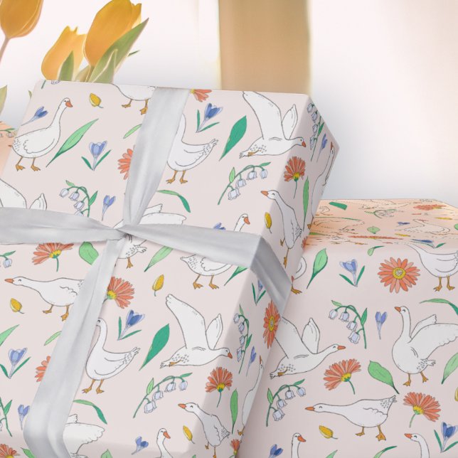 Papel De Presente Bobo Goose Party (Criador carregado)