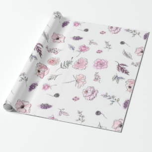 Papel De Presente Boho Boho Girl Pink