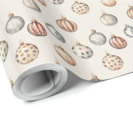 Papel De Presente Boho Enfeites de natal Warm Vintage Winter