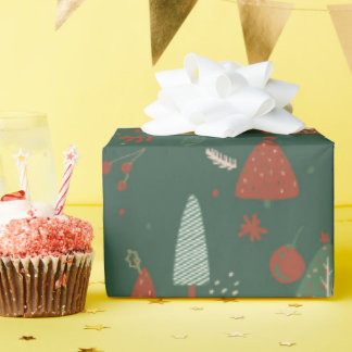 Papel De Presente Boho natal