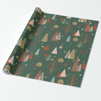 Papel De Presente Boho natal
