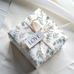 Papel De Presente Boho Watercolor Eucalyptus Greenery Casamento<br><div class="desc">Mergulhe na alura inspirada no véu do nosso design de aquarela,  inspirando-se no eucalipto e na folhagem exuberante,  criada para melhorar esses momentos inesquecíveis. Perfeito para casamentos,  aniversários,  e além,  essa design encantadora adiciona a qualquer ocasião um toque de beleza natural e sofisticação.</div>