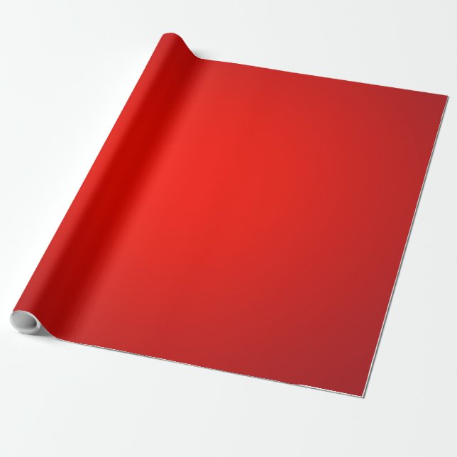 Papel De Presente Bola de fogo vermelha de Natal (Desenrolado)
