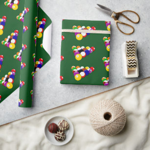 Papel De Presente Bolas de Bilhar
