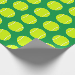 Papel De Presente Bolas de tênis ou Tênis de treinador e esportes co
