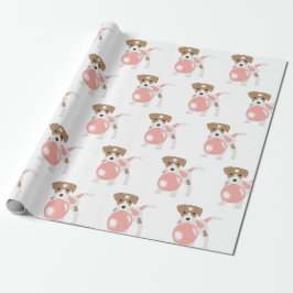 Papel De Presente Bolha de Goma-Bolo Cachorro Bolha-Boca