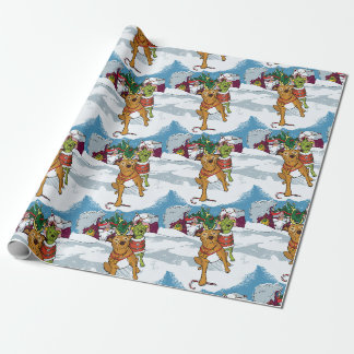Papel De Presente Bolhas de Natal