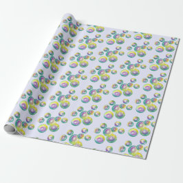 Papel De Presente Bolhas de Sabão Arco-Íris Bolhas Bolha Wand Summer
