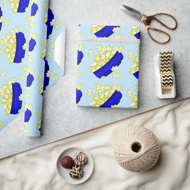 Papel De Presente Boliche de pipoca (Artesanato)