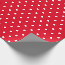 Bolinhas clássica simples, vermelho e branco