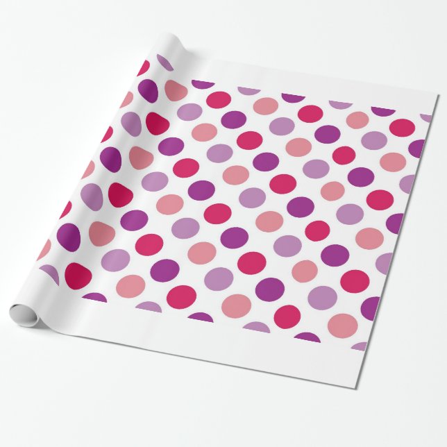 Papel De Presente Bolinhas de Verão (Desenrolado)
