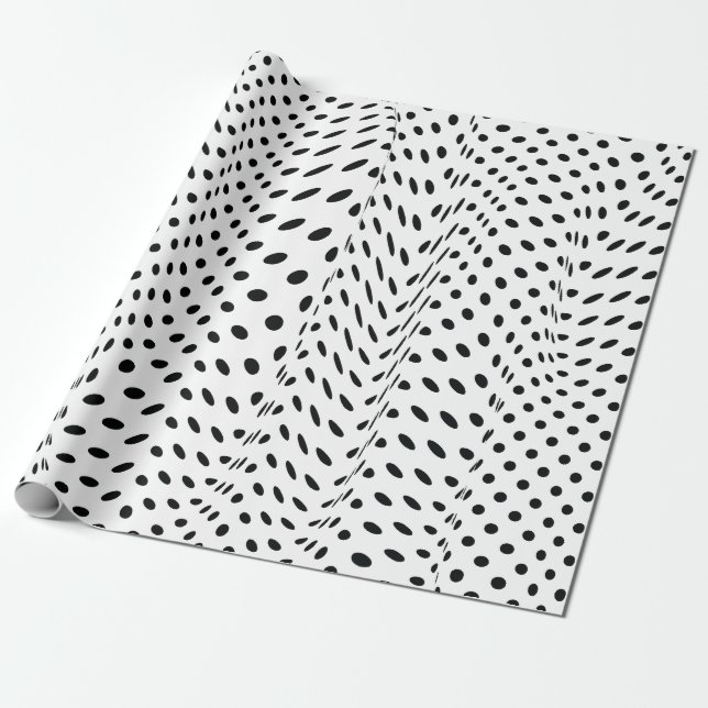 Papel De Presente Bolinhas - Fora de tipos (Desenrolado)