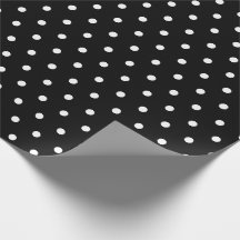 Bolinhas Retroativa Simples Preto e Branco