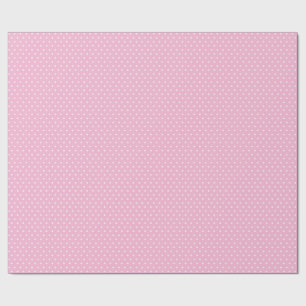 Papel De Presente Bolinhas rosa