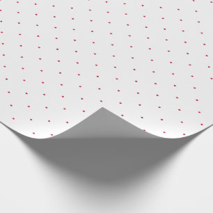 Papel De Presente Bolinhas vermelha