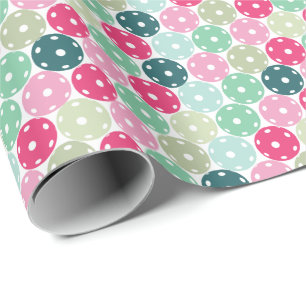 Papel De Presente Bolinhos de picles, cor-de-rosa e verde