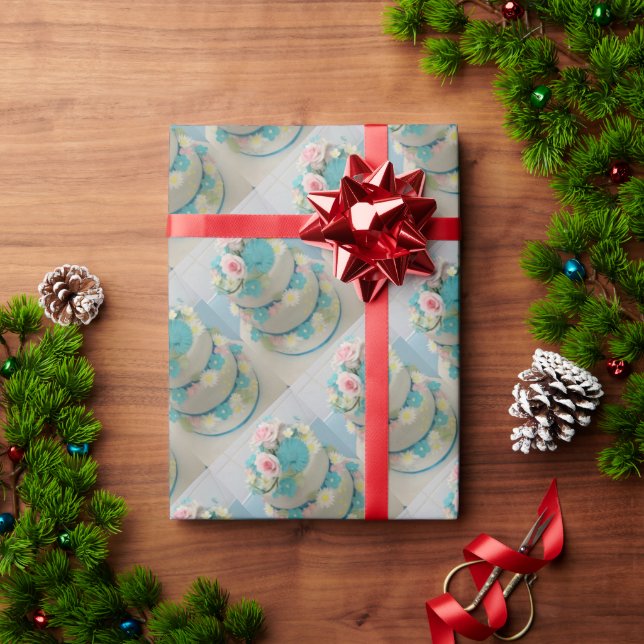 Papel De Presente Bolo de aniversário 1 (Presente de Natal)