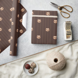 Papel De Presente Bolo de Aniversário Coração Coquette