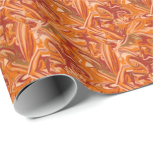 Papel De Presente Bolo de Laranja