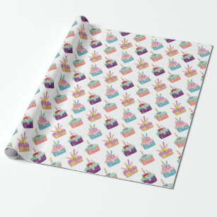 Papel De Presente Bolos de Celebração
