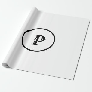 PAPEL DE PRESENTE BOLSA DE ESTILO ELEGANTE MODERNO MÍNIMO SIMPLES M