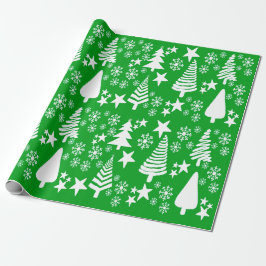 Papel De Presente Bolsa de Natal Verde