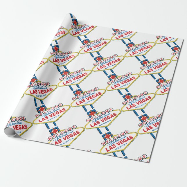 Papel De Presente Bom-à-Las-Vegas (Desenrolado)