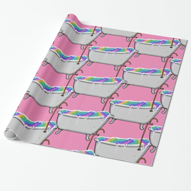 Papel De Presente Bomba de Banho Babe Thunder_Cove (Desenrolado)