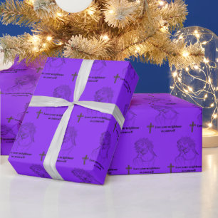 Papel De Presente bondade ao vizinho roxo