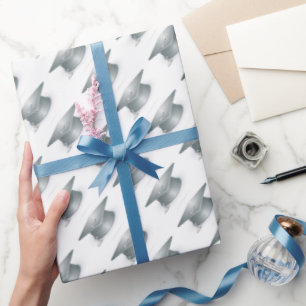 Papel De Presente Boné de formatura de prata