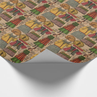 Papel De Presente Boneca de papel da década de 1930