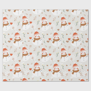Papel De Presente ⛄ boneco de neve
