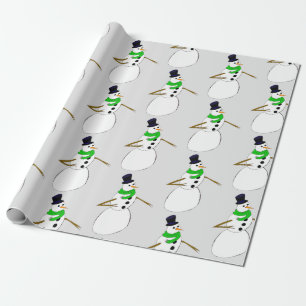 Papel De Presente boneco de neve
