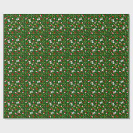 Papel De Presente Boneco de Neve de Feriado
