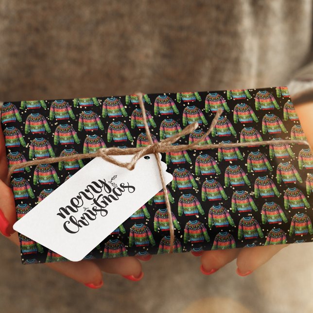 Papel De Presente Bonita Holly Berries Holly Berries Feia de Natal (Criador carregado)