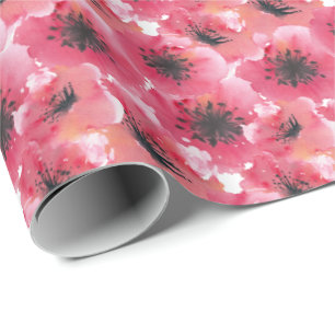 Papel De Presente Bonito cápsulas de cor vermelha