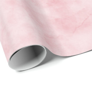 Papel De Presente Bonito cora a aguarela cor-de-rosa