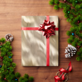 Papel De Presente Bonito Dourado Glam