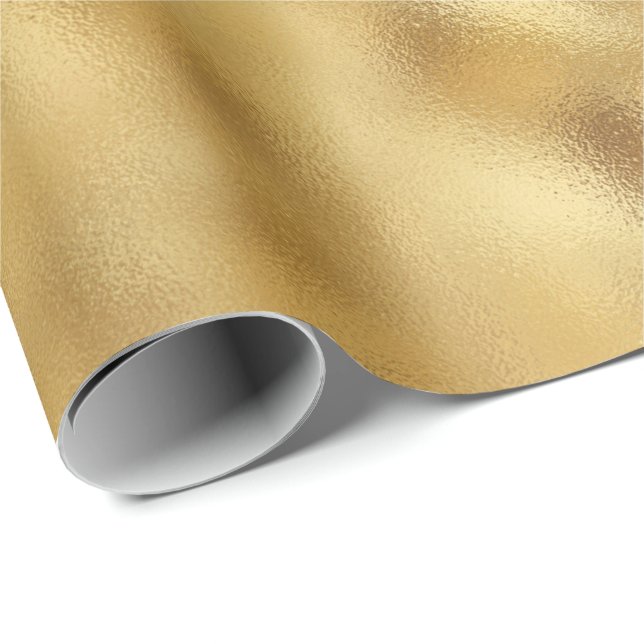 Papel De Presente Bonito Glam Dourado (Ponta do rolo)