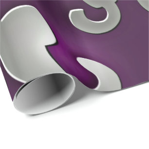 Papel De Presente Bonito no roxo