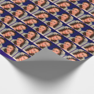 Papel De Presente bonito noiva dos anos 40