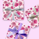 Papel De Presente Bonito rosa Gerbera Daisy Floral<br><div class="desc">Esta margarida rosa-rosa que envolve papel apresenta um aglomerado de margaridas e flores dispersas em tons de rosa, sobre fundo sólido. Seria perfeito para o aniversário de uma mulher ou para o chá de fraldas de uma menina de Sangue. Disponível em mais cores... Procure Daisy no meu compro para ver...</div>