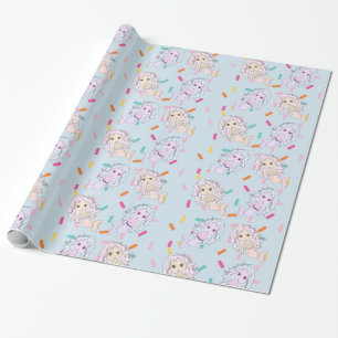 Papel De Presente Bonito Sprinkles e Gift-Wrap