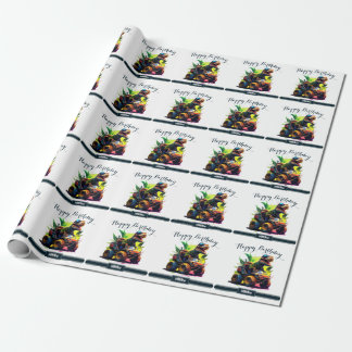 Papel De Presente Bonito T-Rex Monster Monster Dinossauro de Caminhã